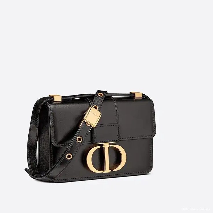 Cheap Bag Dior Calfskin Box Black Montaigne Micro 30 0529 Luxury